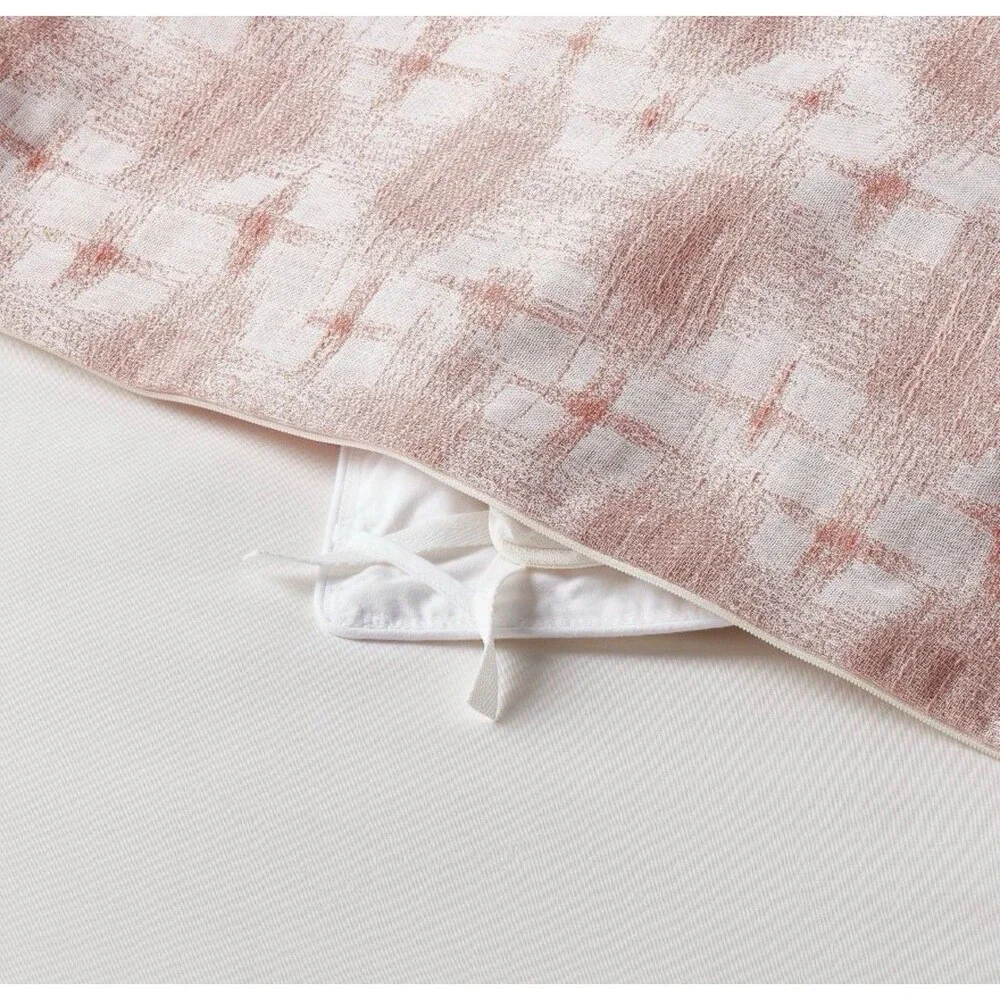 Boho Yarn Dye Ikat Comforter and Sham Set - Threshold Rose New